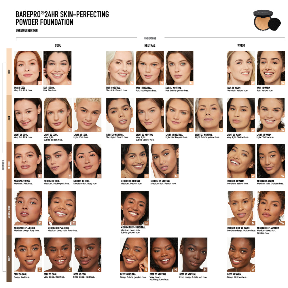 BAREPRO 24HR Powder Foundation and Luxe Brush Bundle - Image 4