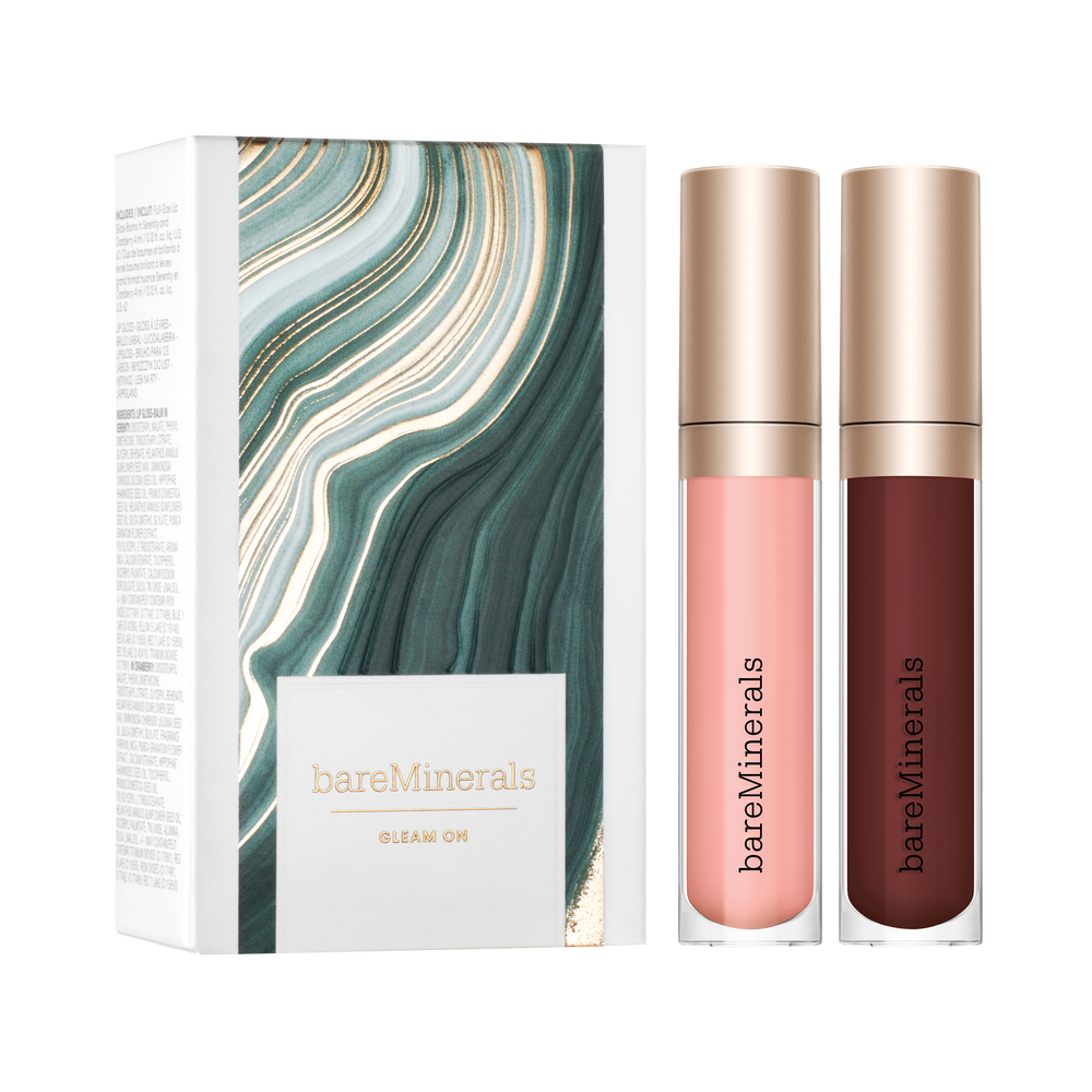 Gloss-Balm Duo | Hydrating Shine Holiday Set | bareMinerals